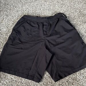 Lululemon Athletica Black Athletic Shorts Elastic Waistband